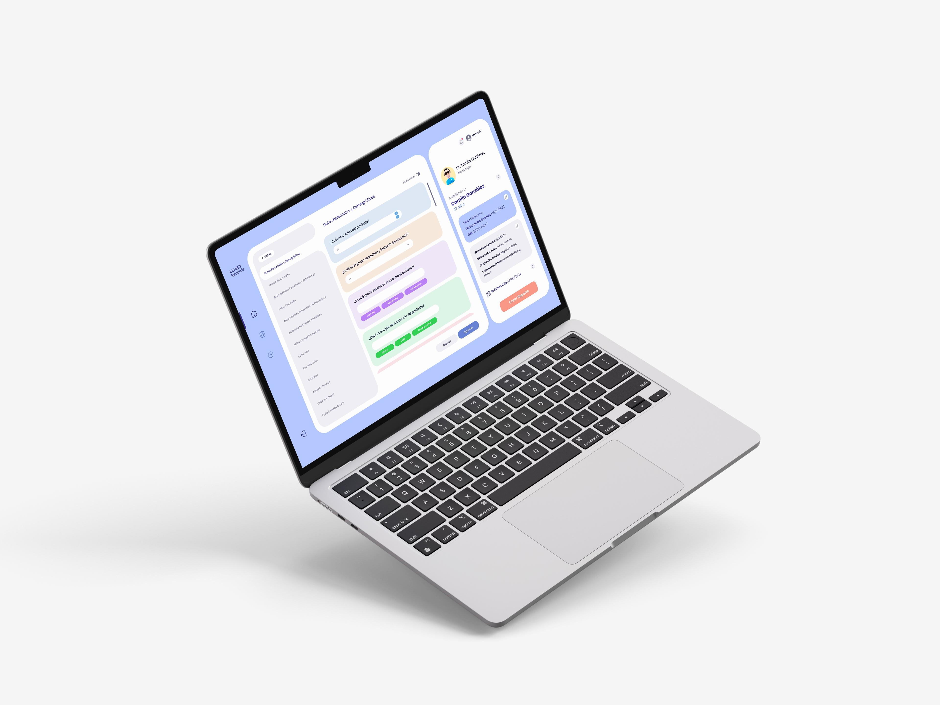 Exam interface